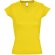 Camiseta de mujer cuello de pico colores Sols amarillo