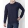 sudadera con cuello redondo colores lisos sols personalizada azul