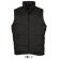 chaleco acolchado unisex sols personalizado negro
