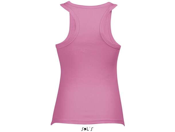 Camiseta de mujer sin mangas ajustada Sols grabada