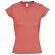Camiseta de mujer cuello de pico colores Sols coral