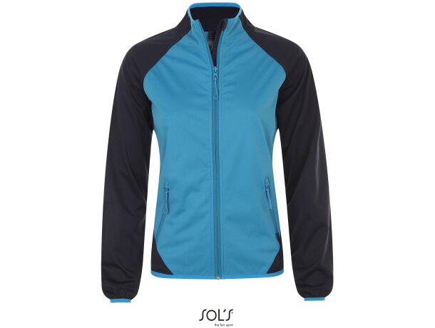 Sols rollings women aqua/french marino l