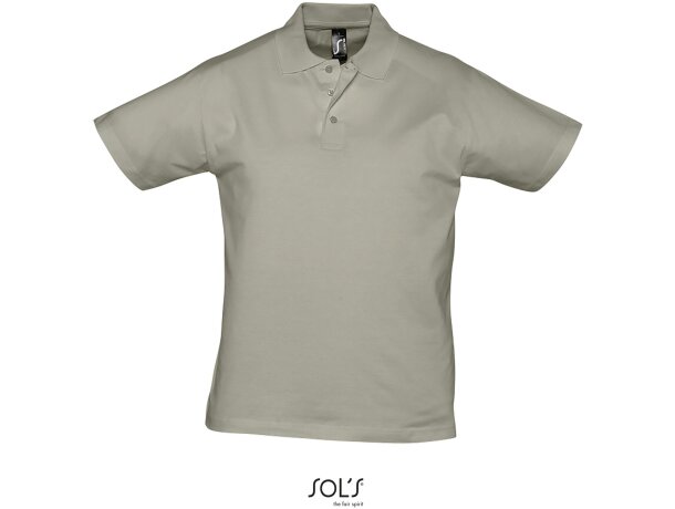 Polo unisex de manga corta prescott de sols 170 gr economico