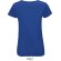 Camiseta mujer ajustada Sol's martin Azul royal detalle 5