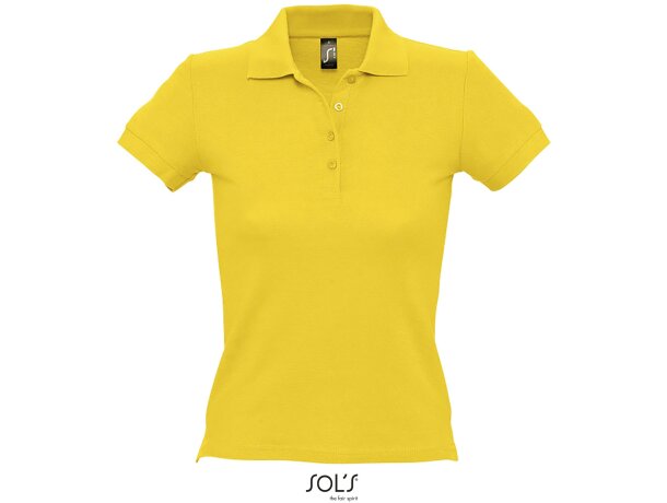 Polo manga corta mujer de colores de sols 205 gr personalizado