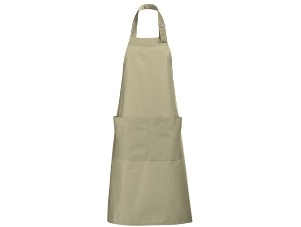 Delantal largo en colores en tejido mixto sols barato