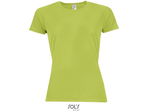 Camiseta manga corta sporty women color sols