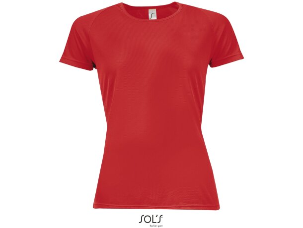 Camiseta manga corta sporty women color sols