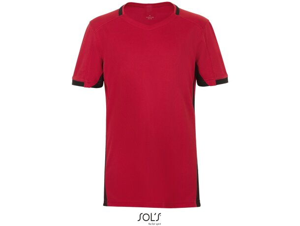 Camiseta técnica Sol&#039;s classico kids rojo/negro