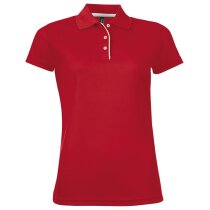 Polo manga corta performer women color sols