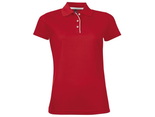 Polo manga corta performer women color sols