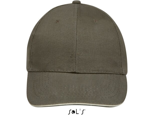 Gorra gruesa de algodón con 6 paneles de alta calidad Sols Gorra gruesa de algodón con 6 paneles de alta calidad Sols