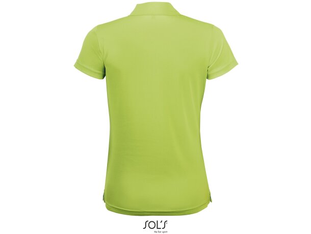 Polo manga corta performer women color sols