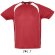 camiseta tecnica manga corta unisex sols 135 gr sols personalizada roja rojo