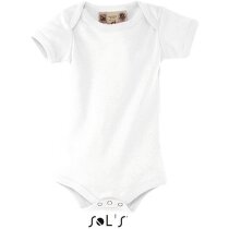 Body de Bebé Organic Bambino Color Sols personalizado azul claro Body de Bebé Organic Bambino Color Sols personalizado azul claro