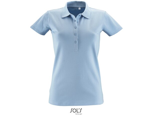 Polo manga corta phoenix women color sols