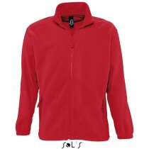 Chaqueta polar cremallera y bolsillos Sols personalizada azul claro Chaqueta polar cremallera y bolsillos Sols personalizada azul claro