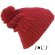 Gorro unisex de punto acr´lico Sols rojo barato