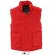chaleco de caza unisex sols personalizado rojo