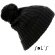 Gorro unisex de punto acr´lico Sols negro barato