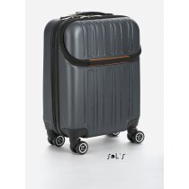 Maleta trolley con 4 ruedas giratorias Sols personalizada gris Maleta trolley con 4 ruedas giratorias Sols personalizada gris