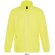 Chaqueta polar cremallera y bolsillos Sols personalizada amarillo fluor