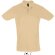 polo de mujer entallado manga corta 180 gr sols personalizado beige natural