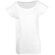 Camiseta diseño largo de mujer en colores Sols blanco