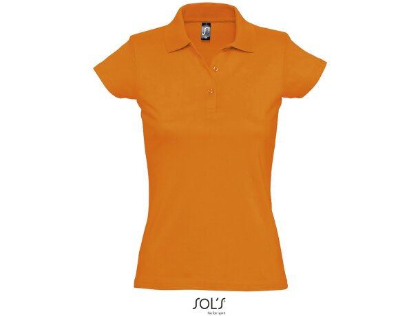 Polo manga corta prescott women color sols