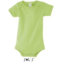 Body para bebés de algodón Sols verde manzana Body para bebés de algodón Sols verde manzana