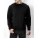 sudadera cuello redodndo de 240 gr sols personalizada negro