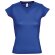 Camiseta de mujer cuello de pico colores Sols azul royal