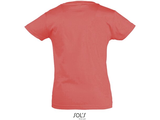 Camiseta Manga Corta Niña – Camiseta Niña – Distintos Colores – Rosa -  Melocotón- Lima - Roja - Ropa Niña de 2 años a 9 años – Ropa de Regalo para  Vestir - Algodón sostenible (2 años, Lima): : Moda