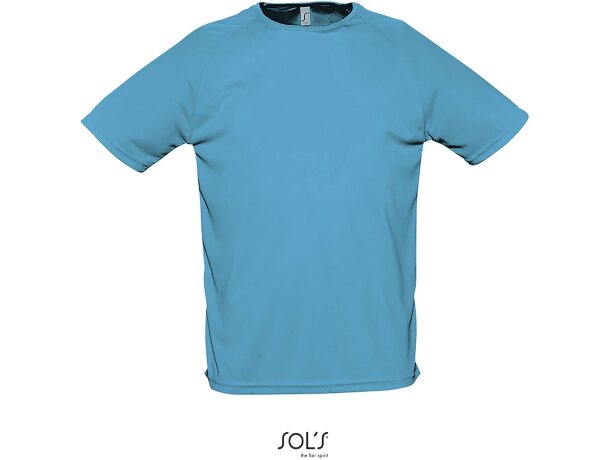 Camiseta técnica Sporty de Sols original aqua