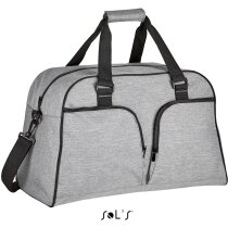 Bolsa de viaje casual con varios bolsillos Sols personalizada gris Bolsa de viaje casual con varios bolsillos Sols personalizada gris