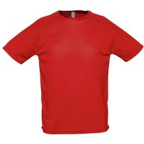 Camiseta Sporty poliéster transpirable unisex