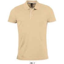 Polo deportivo manta corta Performer de Sols 180 gr Sols personalizado beige Polo deportivo manta corta Performer de Sols 180 gr Sols personalizado beige