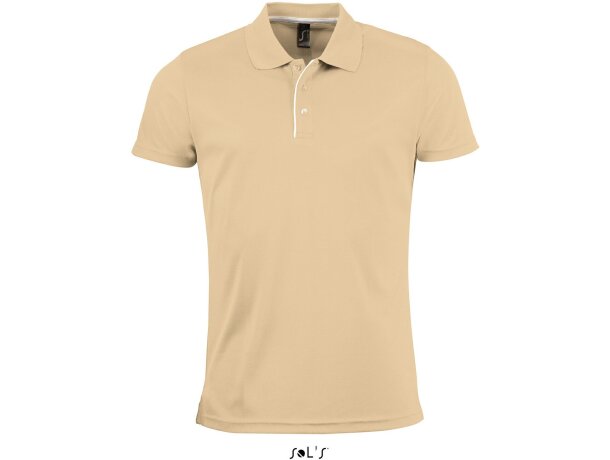 Polo deportivo manta corta Performer de Sols 180 gr Sols beige Polo deportivo manta corta Performer de Sols 180 gr Sols beige