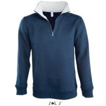 Sudadera de adulto con cremallera en cuello Sols personalizada Sudadera de adulto con cremallera en cuello Sols personalizada