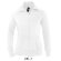 chaqueta sudadera de mujer con cremallera entera sols personalizada blanco