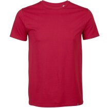 Camiseta León de algodón con cuello redondo y corte clásico