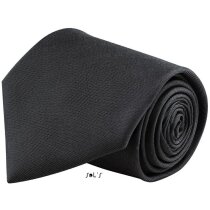 Corbata modelo para hombre Sols negra personalizado