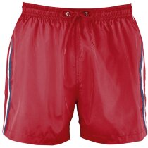 Bañador hombre tricolor azul marino blanco claro