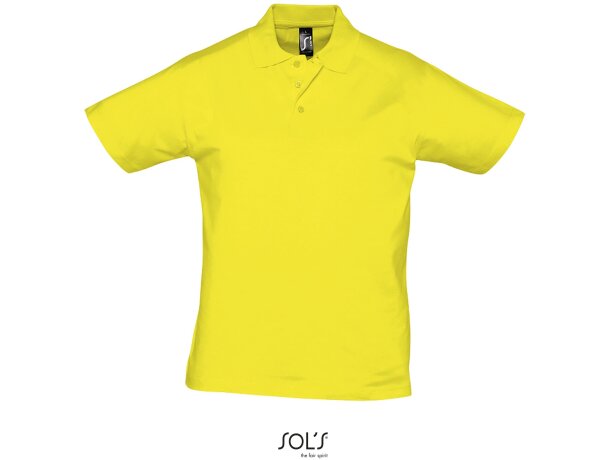 Polo unisex de manga corta prescott de sols 170 gr economico