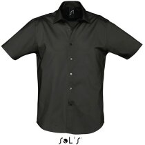 Camisa de hombre de trabajo en colores Sols negra Camisa de hombre de trabajo en colores Sols negra