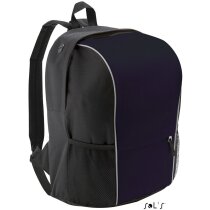 Mochila con ribete reflectante Sols azul Mochila con ribete reflectante Sols azul