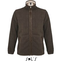 Chaqueta polar con bolsillos Sols negra Chaqueta polar con bolsillos Sols negra