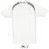 Camiseta técnica manga corta unisex Sols 135 gr Sols personalizada blanca