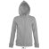 sudadera de mujer con bolsillo canguro sols personalizada gris