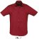 camisa de hombre de trabajo en colores sols personalizada roja rojo
